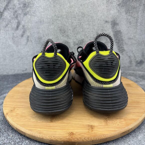 Nike Air Max 2090 Shoes Womens Size 7 Pink Black Volt Mesh Sneakers CV8727-600 - Picture 4 of 10